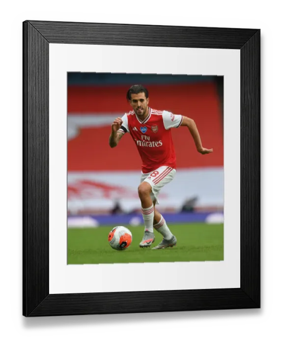 Framed Print : Arsenal's Dani Ceballos in Action against Norwich City (2019-2020)