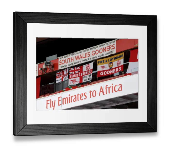 Framed Print : Sea of Arsenal Flags: Arsenal Supporters Unite at Emirates Stadium during Arsenal vs Norwich City, Premier League 2019-2020 Framed Print : Sea of Arsenal Flags: Arsenal Supporters Unite at Emirates Stadium during Arsenal vs Norwich City, Premier League 2019-2020