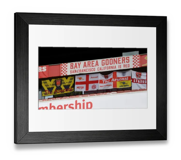 Framed Print : Sea of Arsenal Flags: Arsenal Supporters Unite at Emirates Stadium vs Norwich City, Premier League 2019-2020 Framed Print : Sea of Arsenal Flags: Arsenal Supporters Unite at Emirates Stadium vs Norwich City, Premier League 2019-2020