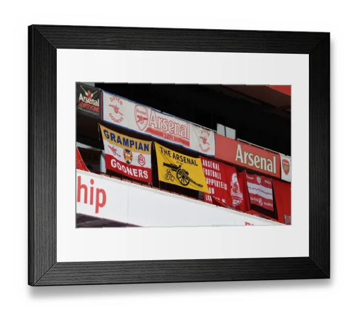 Framed Print : Arsenal Supporters Unite: Arsenal FC vs Norwich City, Premier League 2019-2020, Emirates Stadium