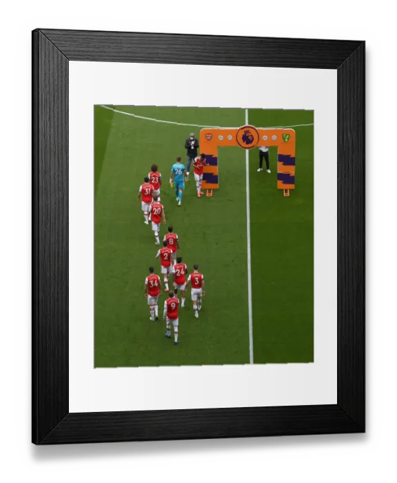 Framed Print : Arsenal vs Norwich: Premier League Kick-off at Emirates Stadium Framed Print : Arsenal vs Norwich: Premier League Kick-off at Emirates Stadium