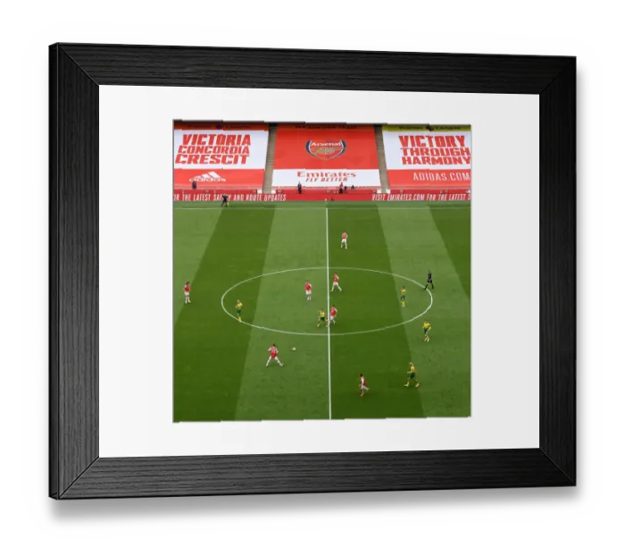 Framed Print : Arsenal vs Norwich: Premier League Clash at Emirates Stadium Framed Print : Arsenal vs Norwich: Premier League Clash at Emirates Stadium