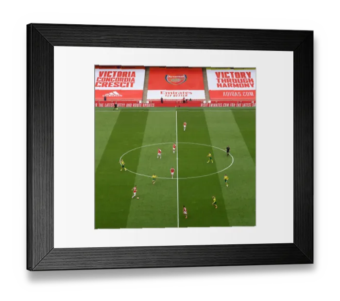 Framed Print : Arsenal vs Norwich: Premier League Clash at Emirates Stadium Framed Print : Arsenal vs Norwich: Premier League Clash at Emirates Stadium