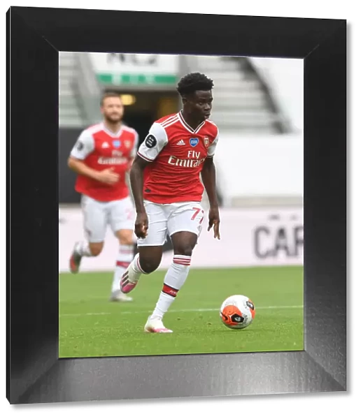 Bukayo Saka in Action: Arsenal vs. Wolverhampton Wanderers, Premier League 2019-2020