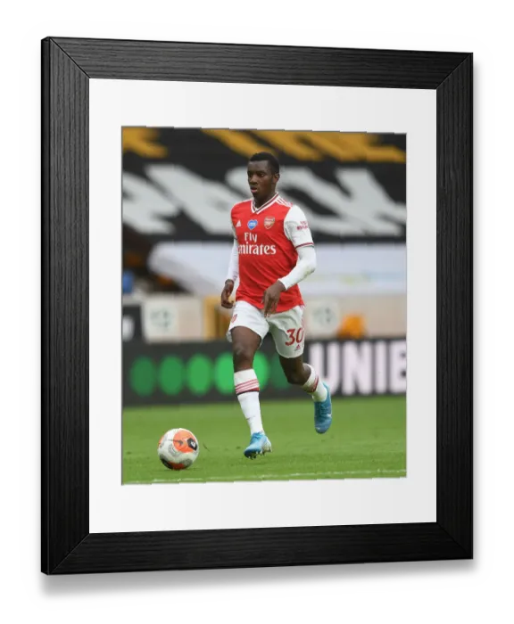 Framed Print : Arsenal's Eddie Nketiah Faces Off Against Wolverhampton Wanderers in Premier League Clash (2019-2020) Framed Print : Arsenal's Eddie Nketiah Faces Off Against Wolverhampton Wanderers in Premier League Clash (2019-2020)