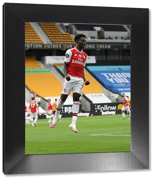 Saka Scores: Arsenal's Victory at Wolverhampton Wanderers (2019-2020)