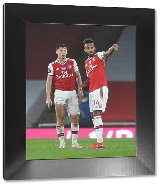 Arsenal: Aubameyang and Tierney in Action against Leicester City (2019-20)