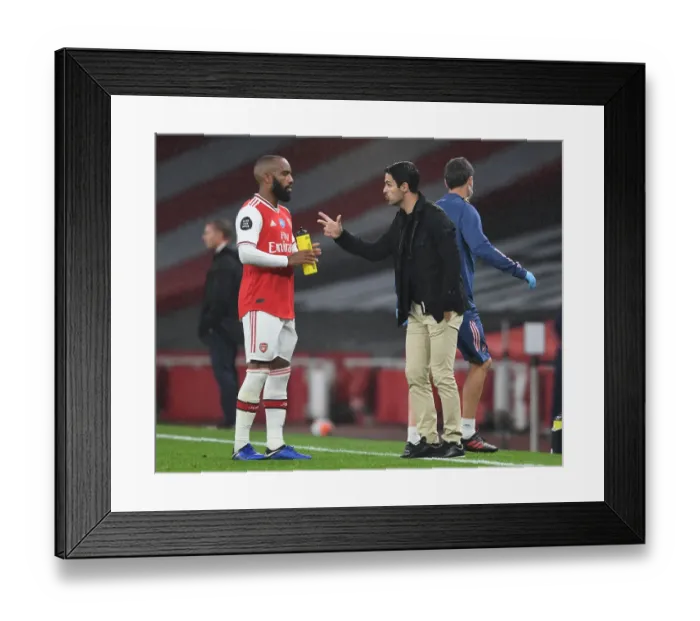 Framed Print : Arsenal vs Leicester City: Premier League Showdown at Emirates Stadium (2019-20) Framed Print : Arsenal vs Leicester City: Premier League Showdown at Emirates Stadium (2019-20)