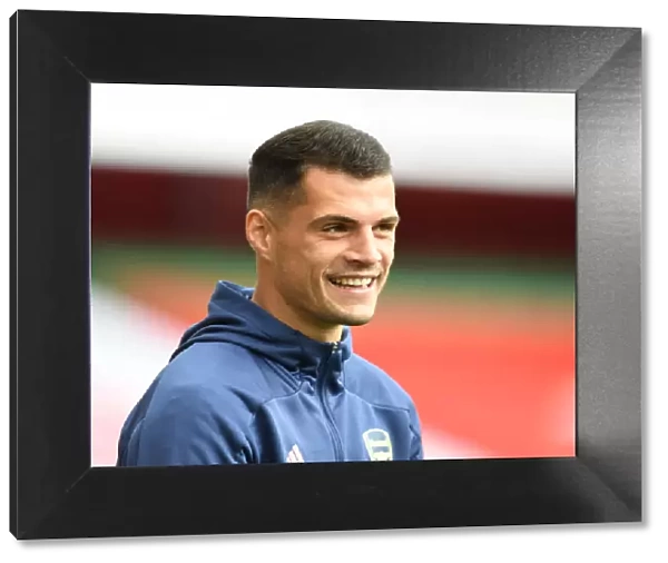Arsenal's Granit Xhaka Prepares for Leicester City Clash in Premier League (Arsenal v Leicester, 2019-20)