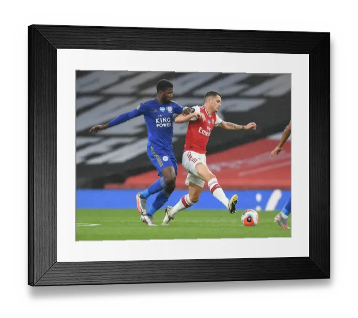 Framed Print : Arsenal vs Leicester City: Premier League Showdown at Emirates Stadium (2019-2020)