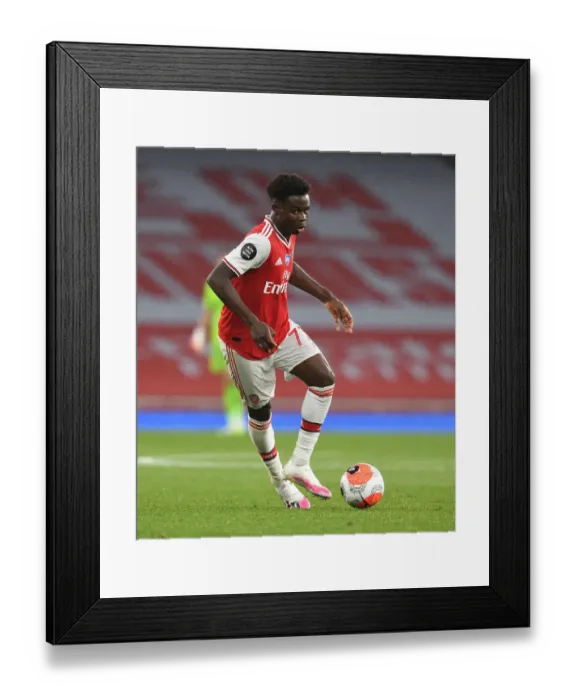 Framed Print : Arsenal vs Leicester City: Premier League Clash at Emirates Stadium (2019-2020)