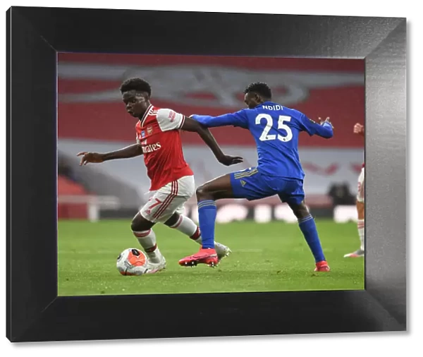 Saka's Skill: Outmaneuvering Ndidi in Arsenal's Premier League Victory