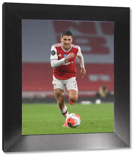 Arsenal's Hector Bellerin in Action Against Leicester City - Premier League 2019-2020