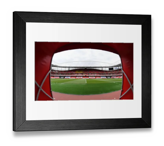 Framed Print : Arsenal vs Leicester: Premier League Clash at Emirates Stadium Framed Print : Arsenal vs Leicester: Premier League Clash at Emirates Stadium