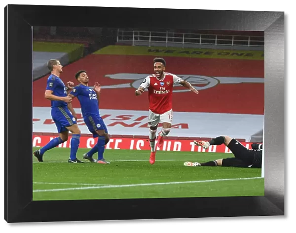 Arsenal's Aubameyang Scores in Arsenal FC vs Leicester City Premier League Clash (2019-20)