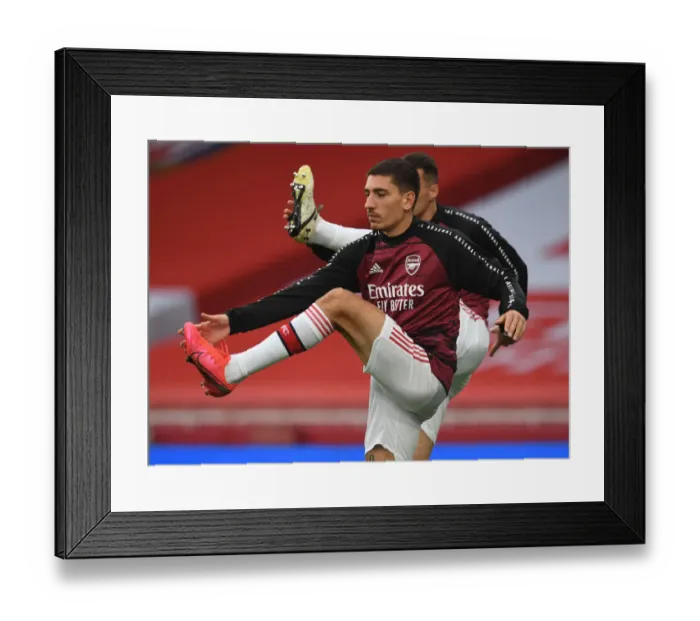 Framed Print : Arsenal's Hector Bellerin Gears Up for Arsenal vs. Leicester City Showdown Framed Print : Arsenal's Hector Bellerin Gears Up for Arsenal vs. Leicester City Showdown