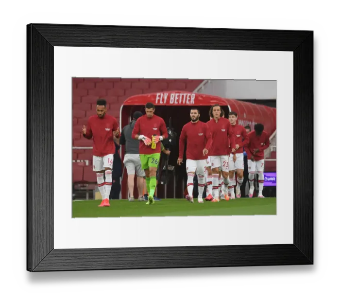 Framed Print : Arsenal's Kolasinac and Luiz Ready for Leicester City Battle in Premier League (2019-20)