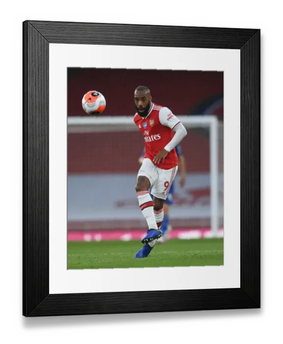 Framed Print : Arsenal's Alexandre Lacazette in Action Against Leicester City - Premier League 2019-2020 Framed Print : Arsenal's Alexandre Lacazette in Action Against Leicester City - Premier League 2019-2020