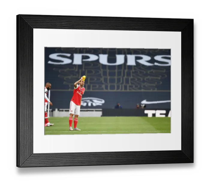 Framed Print : Dani Ceballos: Arsenal Star Ready for Tottenham Showdown in Premier League Clash