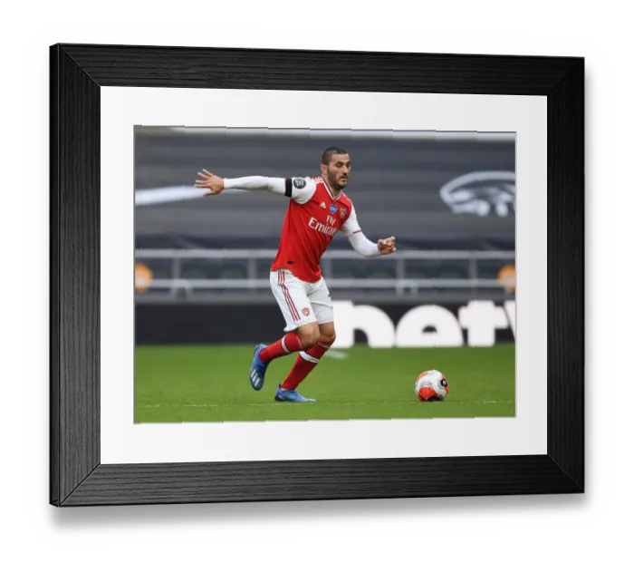 Framed Print : Sead Kolasinac Focused: Arsenal vs. Tottenham Hotspur, Premier League 2019-20 Framed Print : Sead Kolasinac Focused: Arsenal vs. Tottenham Hotspur, Premier League 2019-20
