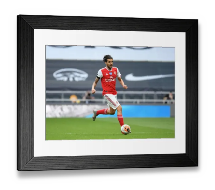 Framed Print : Dani Ceballos in Action: Tottenham vs. Arsenal, Premier League 2019-2020