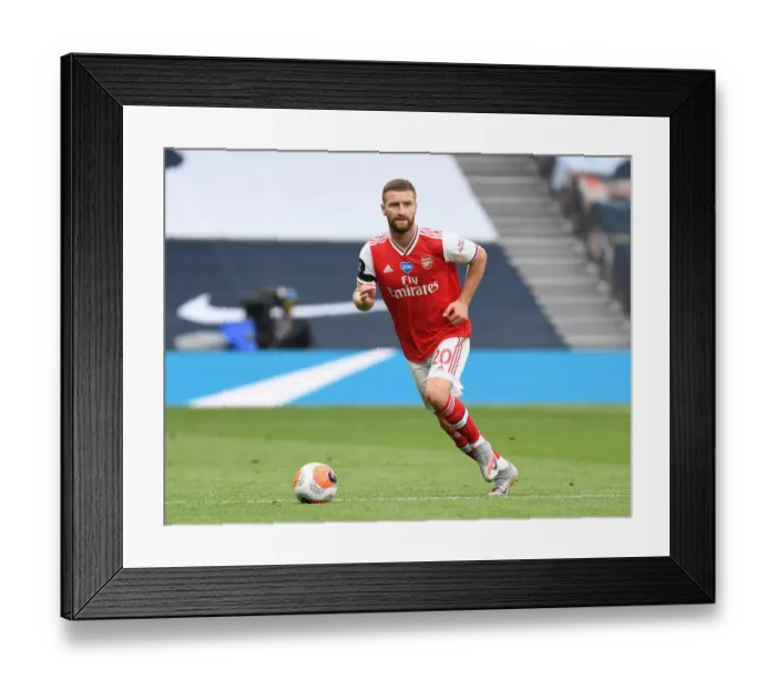 Framed Print : Mustafi in Action: Arsenal vs. Tottenham, Premier League 2019-2020 Framed Print : Mustafi in Action: Arsenal vs. Tottenham, Premier League 2019-2020