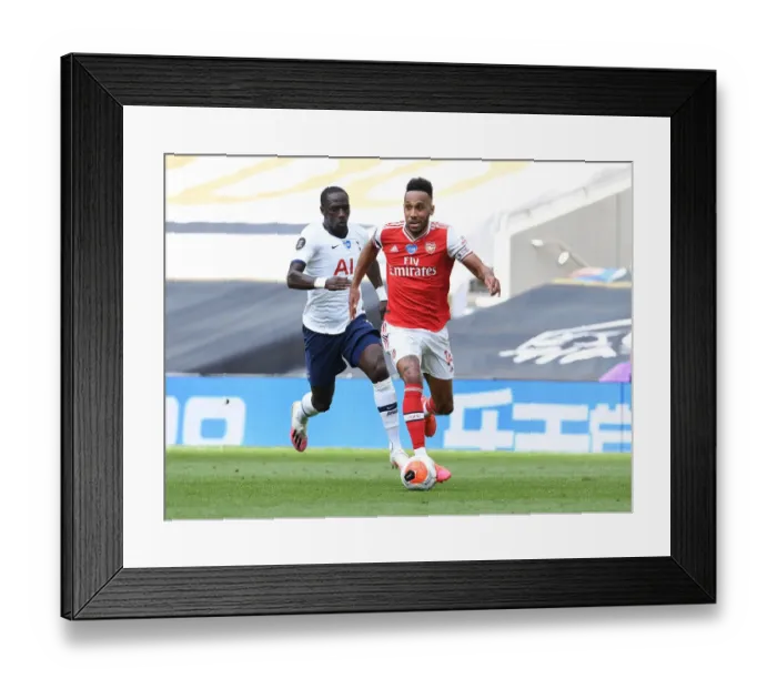 Framed Print : Aubameyang Clashes with Sissoko: Tottenham vs. Arsenal, Premier League 2019-2020 Framed Print : Aubameyang Clashes with Sissoko: Tottenham vs. Arsenal, Premier League 2019-2020