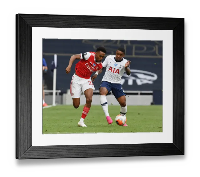 Framed Print : Clash in the Capital: Tottenham vs. Arsenal - Premier League Showdown (2019-20)