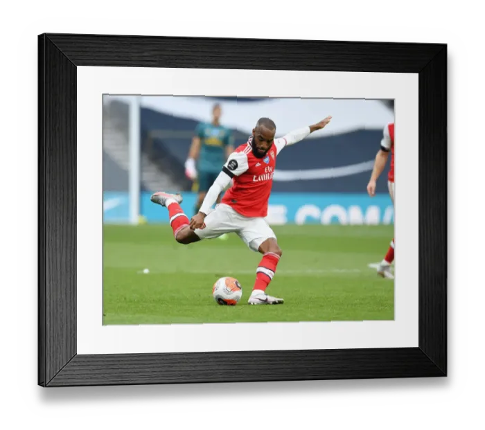 Framed Print : Alex Lacazette in Action: Arsenal vs. Tottenham Hotspur, Premier League 2019-2020 Framed Print : Alex Lacazette in Action: Arsenal vs. Tottenham Hotspur, Premier League 2019-2020