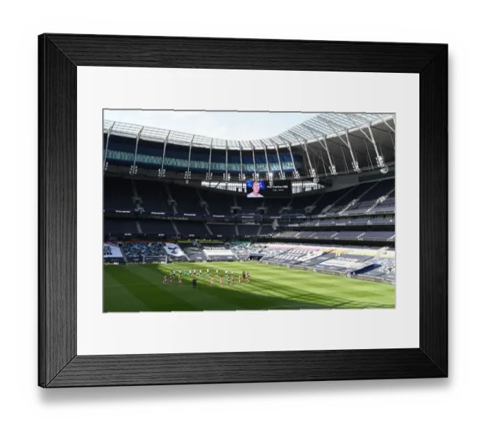 Framed Print : Tottenham vs. Arsenal: Premier League Rivals Honor Jack Charlton with Silence (2019-20) Framed Print : Tottenham vs. Arsenal: Premier League Rivals Honor Jack Charlton with Silence (2019-20)