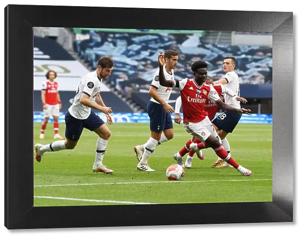 Premier League Showdown: Tottenham vs Arsenal at the Tottenham Hotspur Stadium (July 2020) - Battle of London