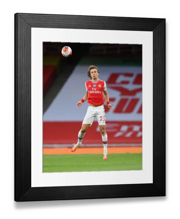 Framed Print : Empty Arsenal vs. Liverpool Battle: Premier League Amidst the Coronavirus Pandemic (2019-20)