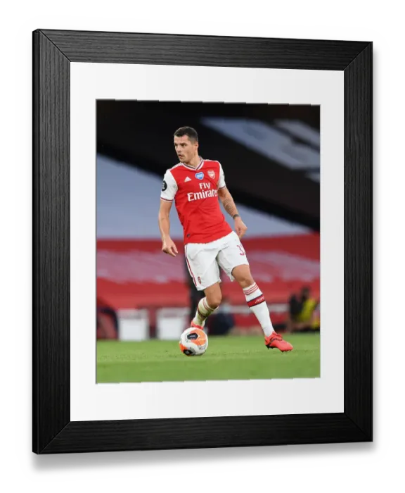 Framed Print : Arsenal vs. Liverpool: Empty Emirates Stadium Showdown (2019-20)
