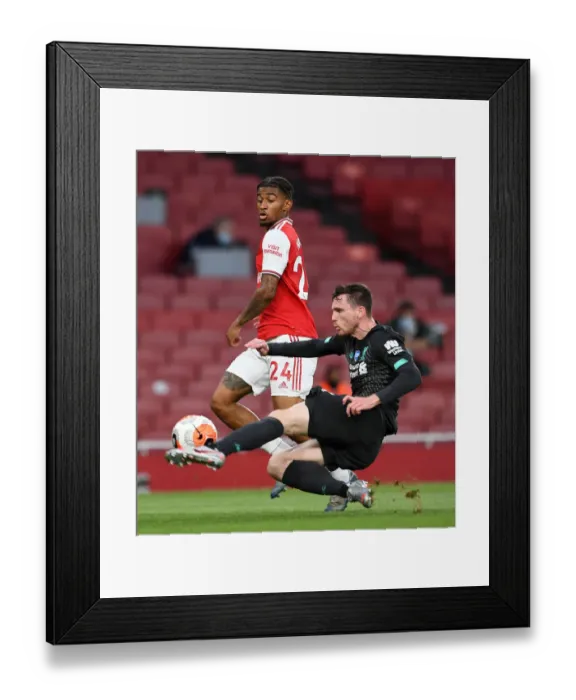 Framed Print : Arsenal vs. Liverpool: Empty-stadium Showdown in the Premier League (2019-20)