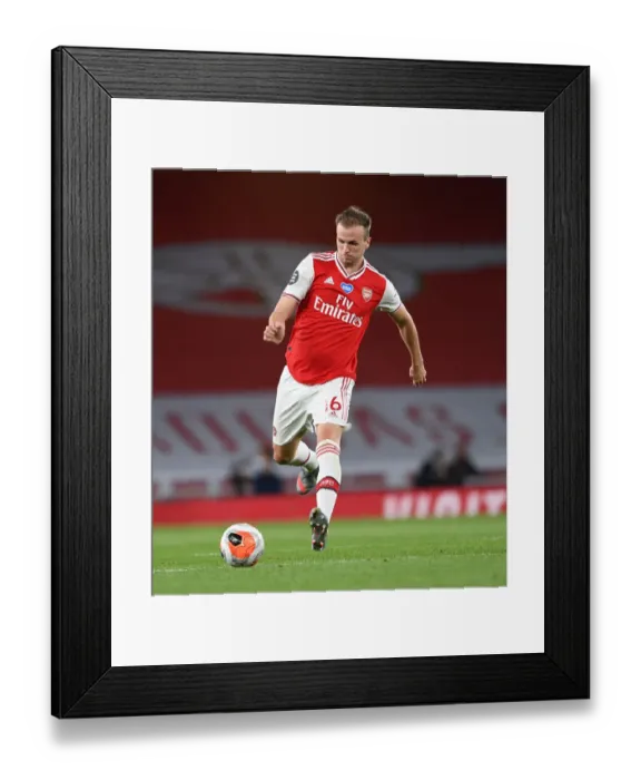 Framed Print : Arsenal vs. Liverpool: Empty Emirates Stadium - Premier League Amidst Coronavirus Pandemic (2019-20)