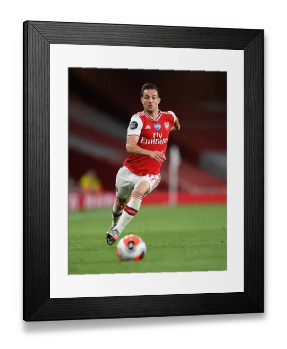 Framed Print : Empty Arsenal vs. Liverpool: Premier League in the Shadow of the Coronavirus Pandemic (2019-2020)