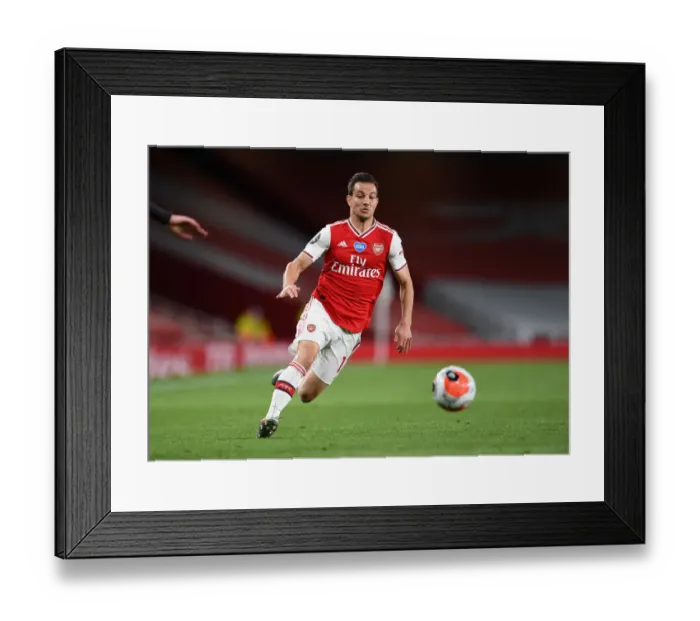 Framed Print : Empty Arsenal vs. Liverpool: Premier League in the Shadow of the Coronavirus Pandemic (2019-2020)