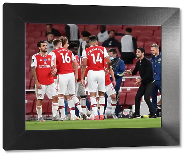 Arsenal's Empty Emirates: Mikel Arteta Coaches Team Against Liverpool Amidst Pandemic (2019-20)