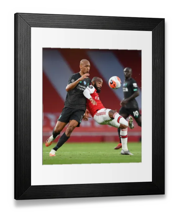 Framed Print : Empty Arsenal vs. Liverpool Clash: Silent Premier League Showdown at the Emirates (2019-20) Framed Print : Empty Arsenal vs. Liverpool Clash: Silent Premier League Showdown at the Emirates (2019-20)