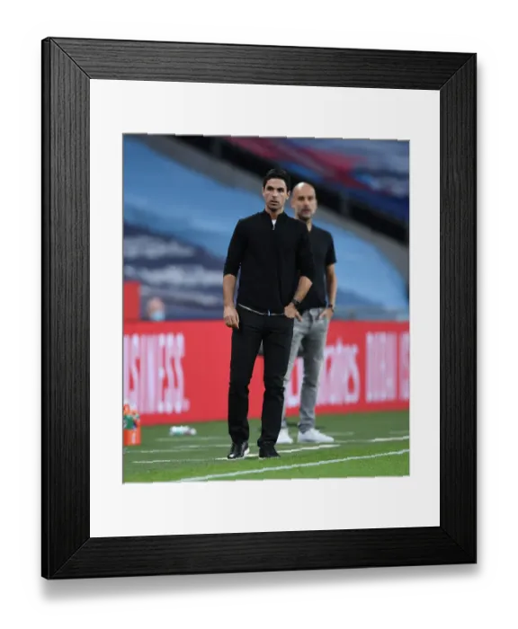 Framed Print : Mikel Arteta's Unwavering Determination: Arsenal's FA Cup Semi-Final Triumph over Manchester City Framed Print : Mikel Arteta's Unwavering Determination: Arsenal's FA Cup Semi-Final Triumph over Manchester City