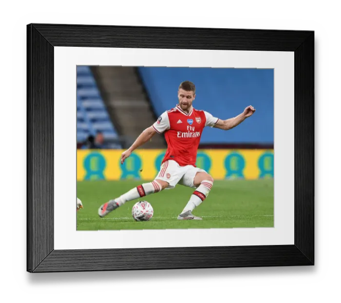 Framed Print : Arsenal's Mustafi Focuses Amidst Tension: Arsenal vs Manchester City FA Cup Semi-Final Framed Print : Arsenal's Mustafi Focuses Amidst Tension: Arsenal vs Manchester City FA Cup Semi-Final