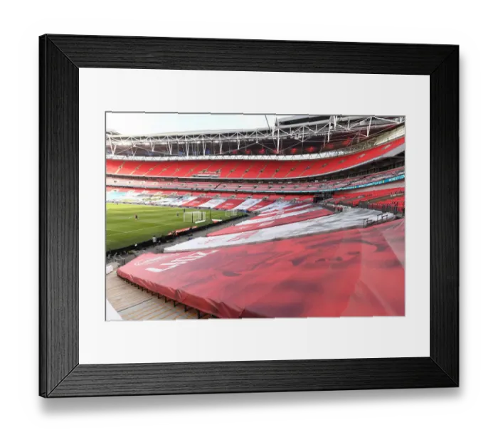 Framed Print : Arsenal vs Manchester City: FA Cup Semi-Final Showdown at Wembley Stadium Framed Print : Arsenal vs Manchester City: FA Cup Semi-Final Showdown at Wembley Stadium