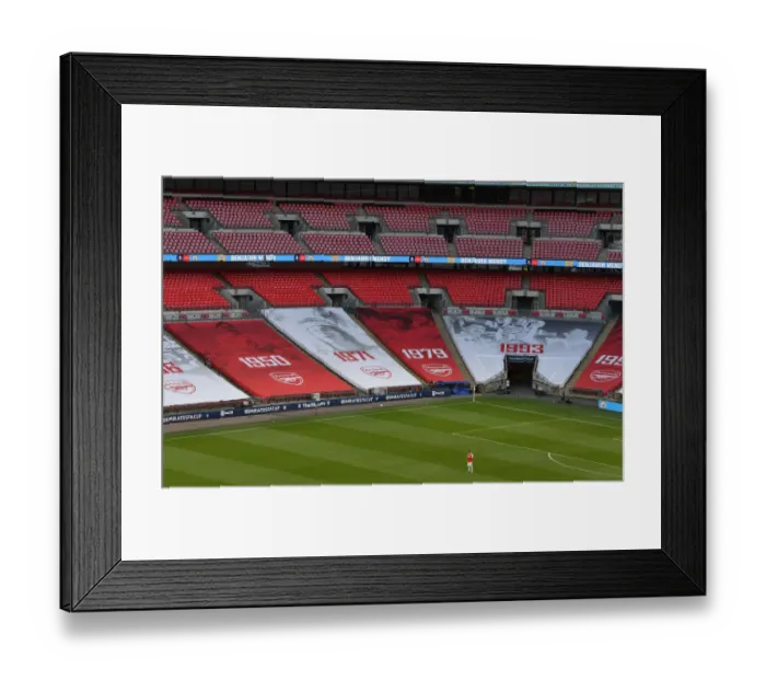 Framed Print : Arsenal's Mustafi Prays Before FA Cup Semi-Final vs Manchester City Framed Print : Arsenal's Mustafi Prays Before FA Cup Semi-Final vs Manchester City