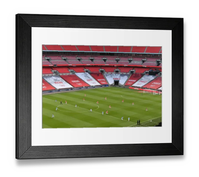 Framed Print : Arsenal vs Manchester City: FA Cup Semi-Final - United for Social Justice (Take a Knee) at Wembley Stadium, London Framed Print : Arsenal vs Manchester City: FA Cup Semi-Final - United for Social Justice (Take a Knee) at Wembley Stadium, London
