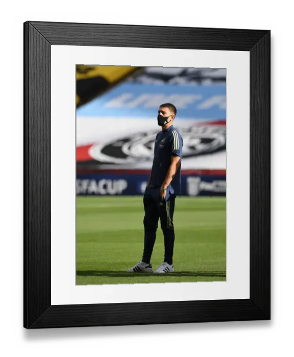 Framed Print : Arsenal's Hector Bellerin at FA Cup Semi-Final vs Manchester City, 2020 Framed Print : Arsenal's Hector Bellerin at FA Cup Semi-Final vs Manchester City, 2020