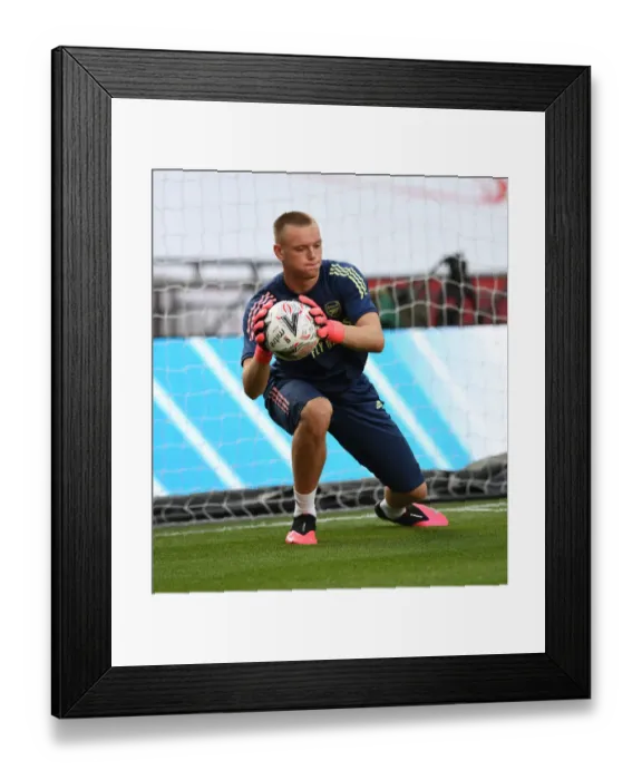 Framed Print : Arsenal's Karl Hein Gears Up for FA Cup Semi-Final Clash Against Manchester City at Wembley Stadium
