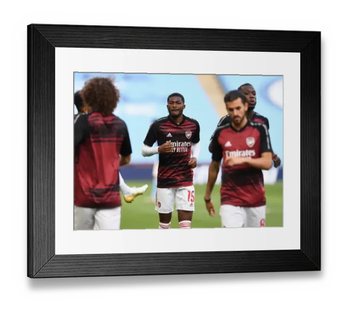 Framed Print : Ainsley Maitland-Niles Preparing for Arsenal's FA Cup Semi-Final Showdown against Manchester City at Wembley Stadium Framed Print : Ainsley Maitland-Niles Preparing for Arsenal's FA Cup Semi-Final Showdown against Manchester City at Wembley Stadium