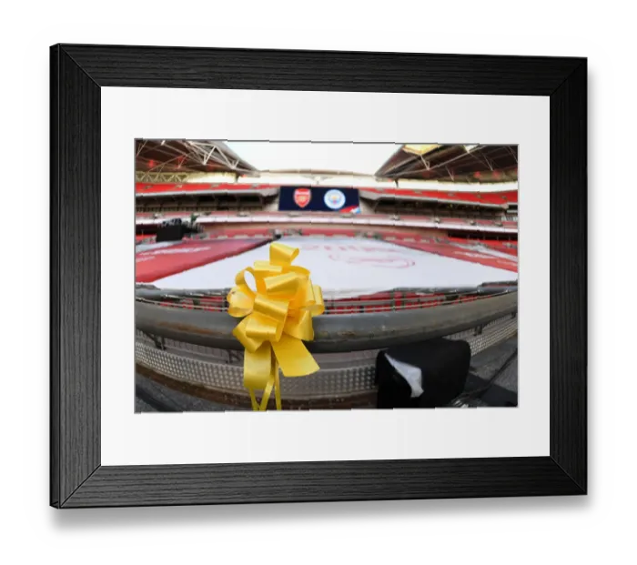 Framed Print : Yellow Ribbons at Wembley: Arsenal vs Manchester City - FA Cup Semi-Final 2019-20 Framed Print : Yellow Ribbons at Wembley: Arsenal vs Manchester City - FA Cup Semi-Final 2019-20