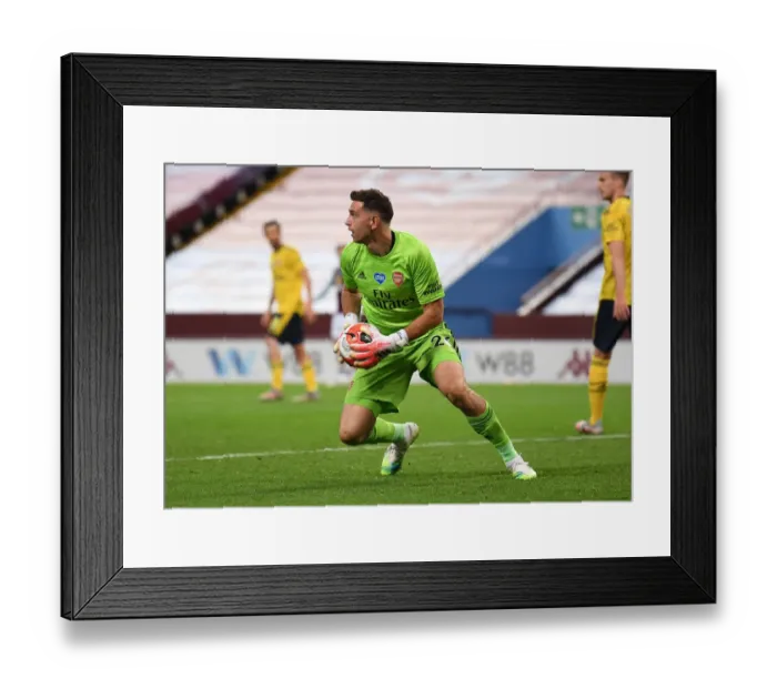 Framed Print : Emi Martinez: In Action Against Aston Villa, Premier League 2019-2020 Framed Print : Emi Martinez: In Action Against Aston Villa, Premier League 2019-2020