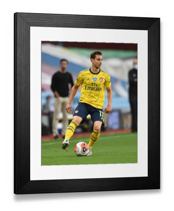Framed Print : Arsenal's Cedric Soares in Action Against Aston Villa in Premier League Clash (2019-20) Framed Print : Arsenal's Cedric Soares in Action Against Aston Villa in Premier League Clash (2019-20)